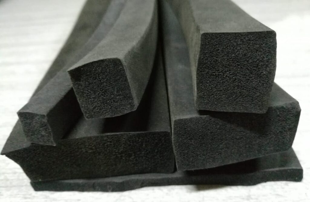 burlete de goma esponjoso